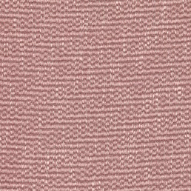 Close-up of dusty berry pink woven check with fine herringbone texture