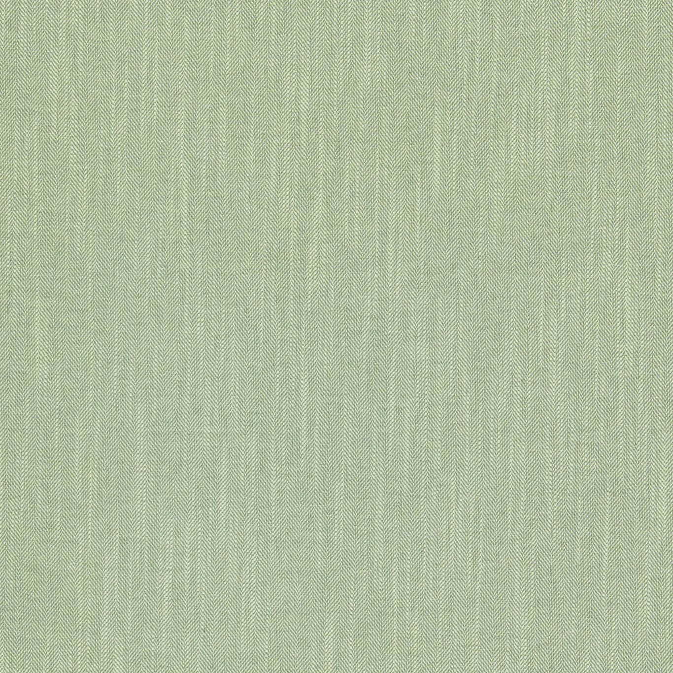 Pale sage green woven fabric with fine vertical chevron texture