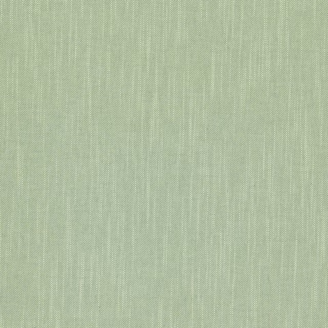 Pale sage green woven fabric with fine vertical chevron texture