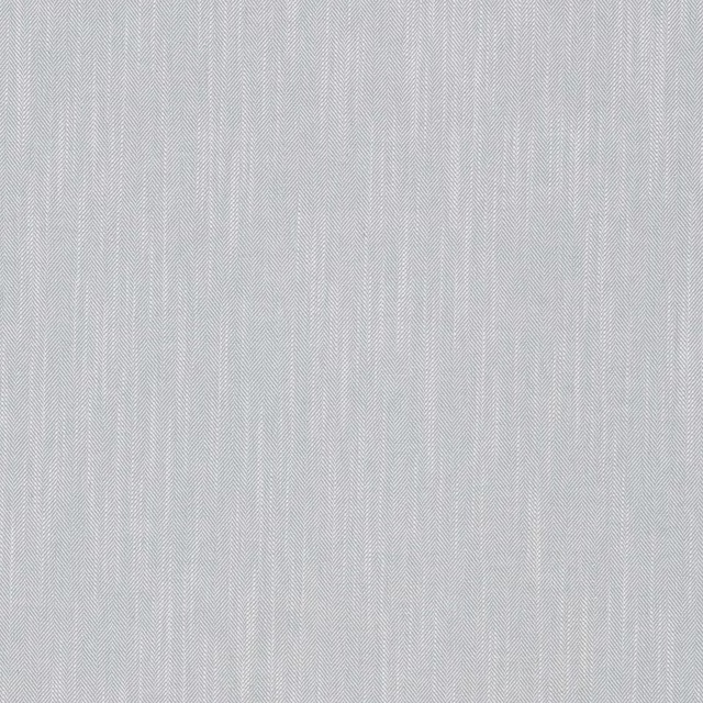 Pale silver-grey woven fabric with fine herringbone texture and subtle vertical rhythm