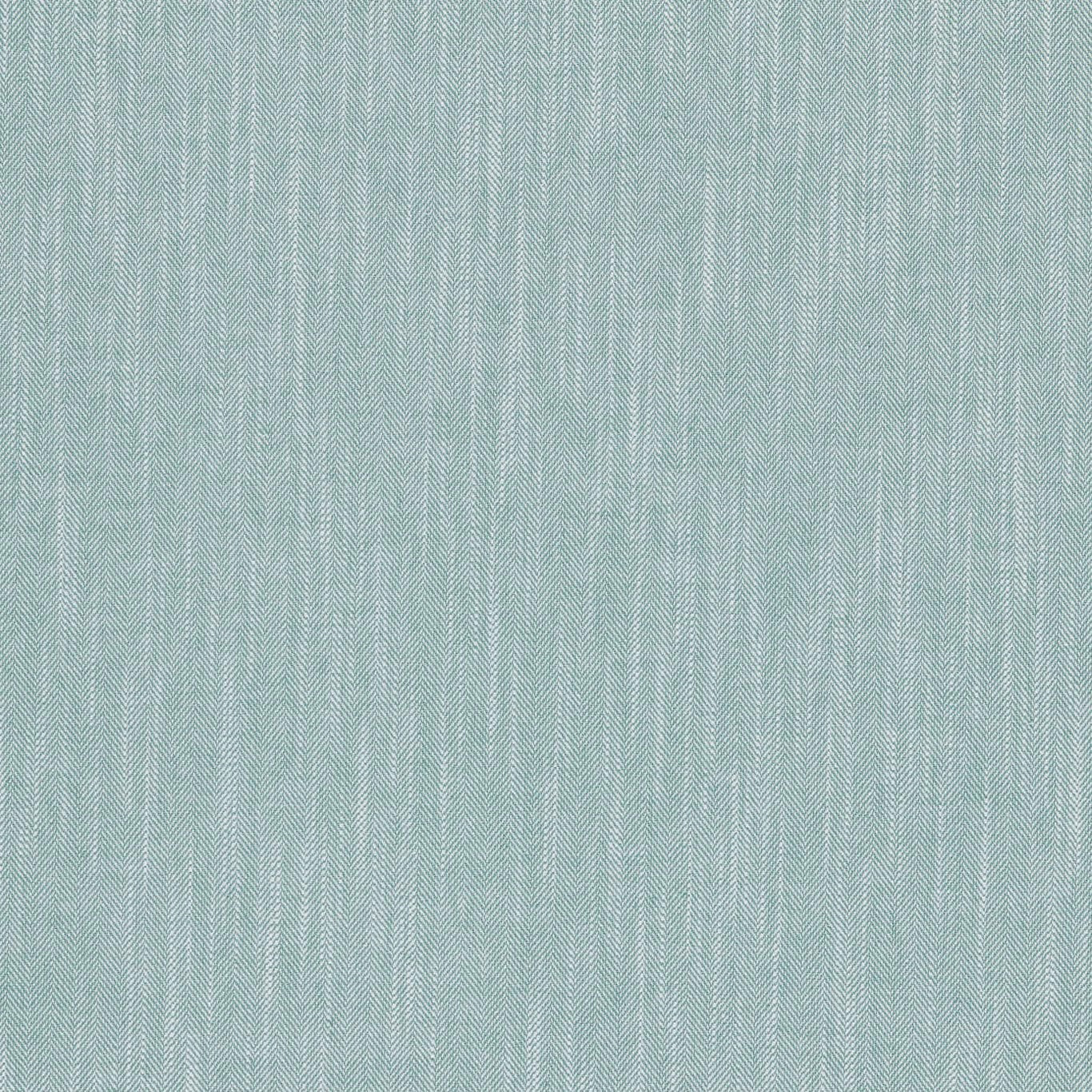 Pale sky-blue woven fabric with fine herringbone texture and subtle tonal stripes