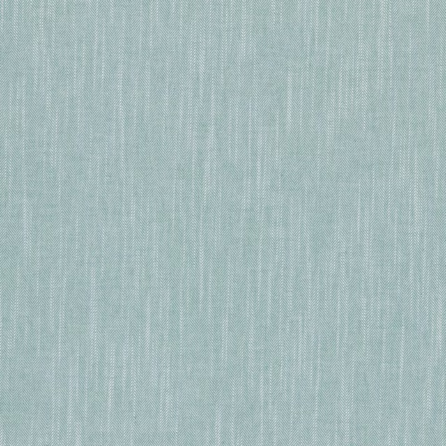 Pale sky-blue woven fabric with fine herringbone texture and subtle tonal stripes