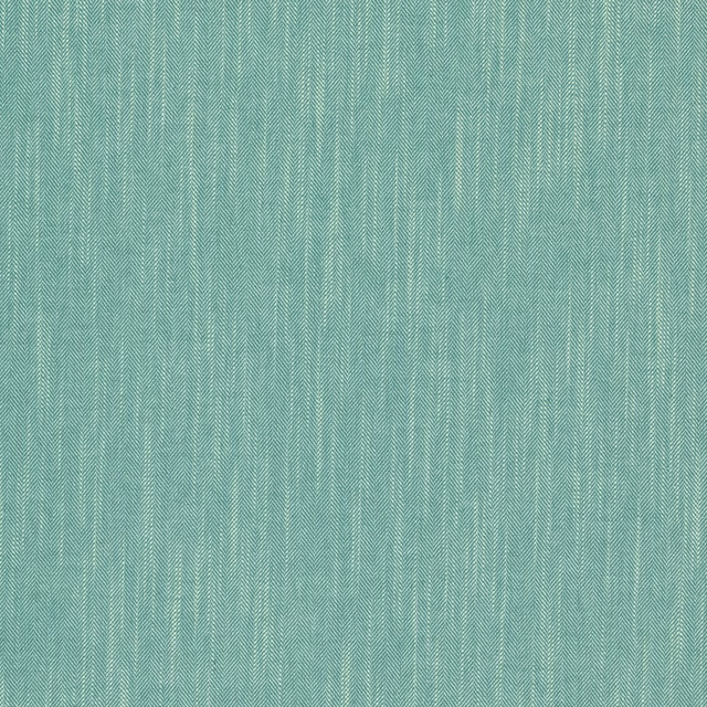 Soft aqua teal woven fabric with fine herringbone texture