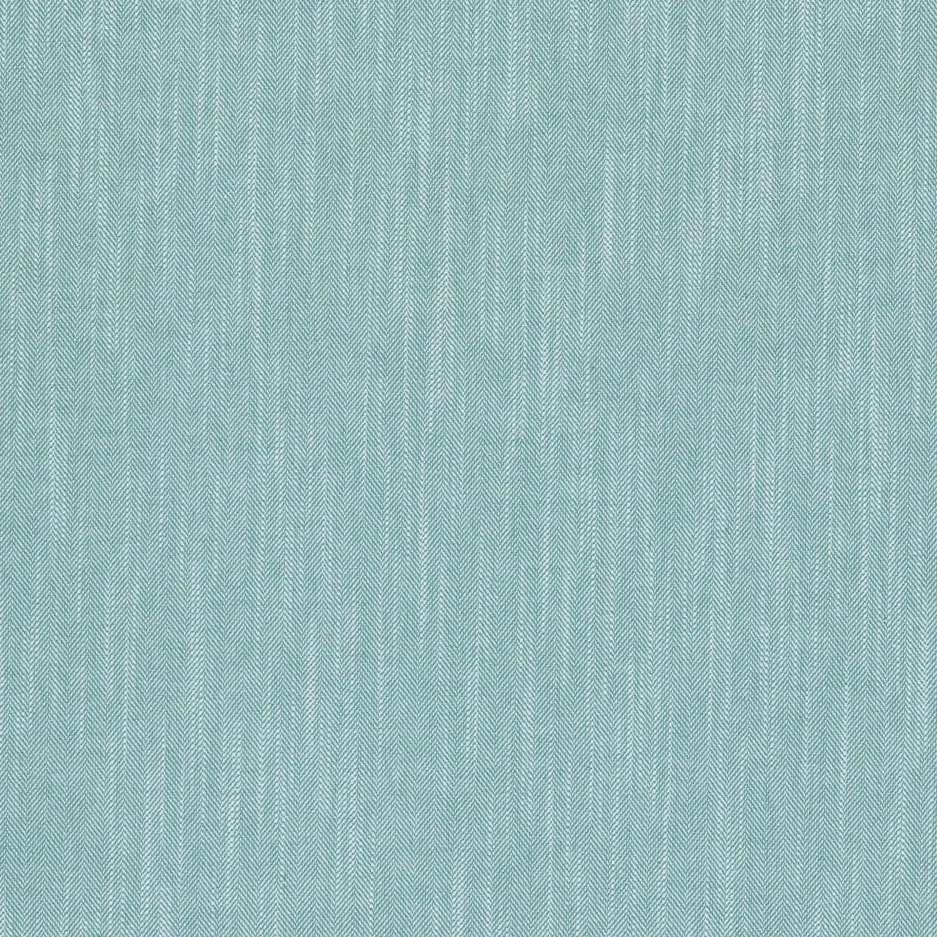 Pale wedgewood blue woven fabric with fine chevron herringbone texture