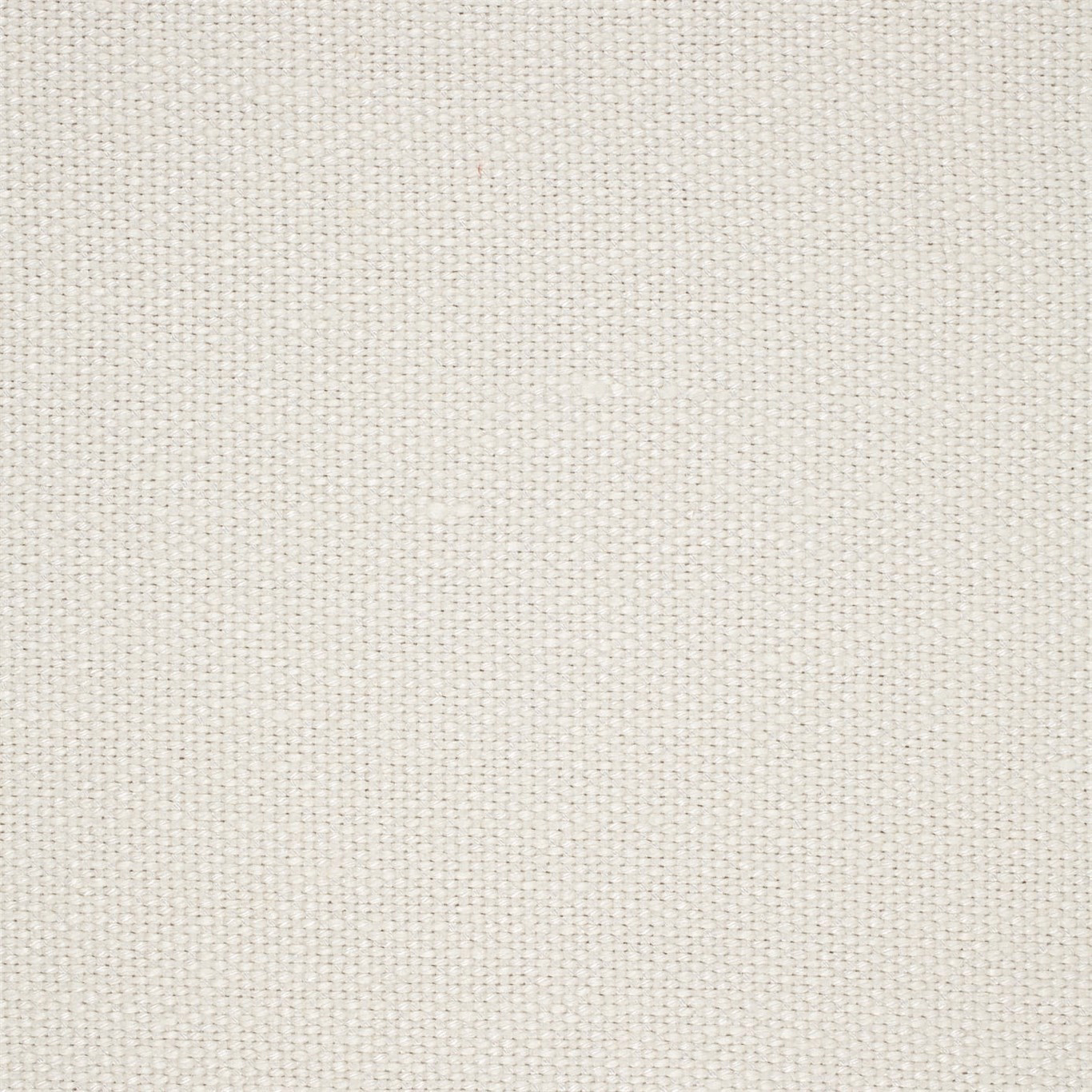 Close-up of warm ivory plain woven fabric with fine textured slub