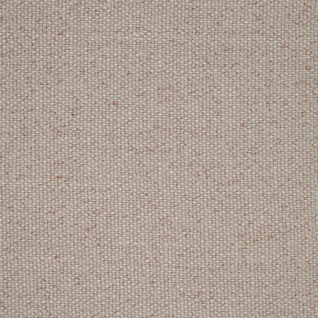 Close-up of a soft silver-grey plain weave with warm flecked texture