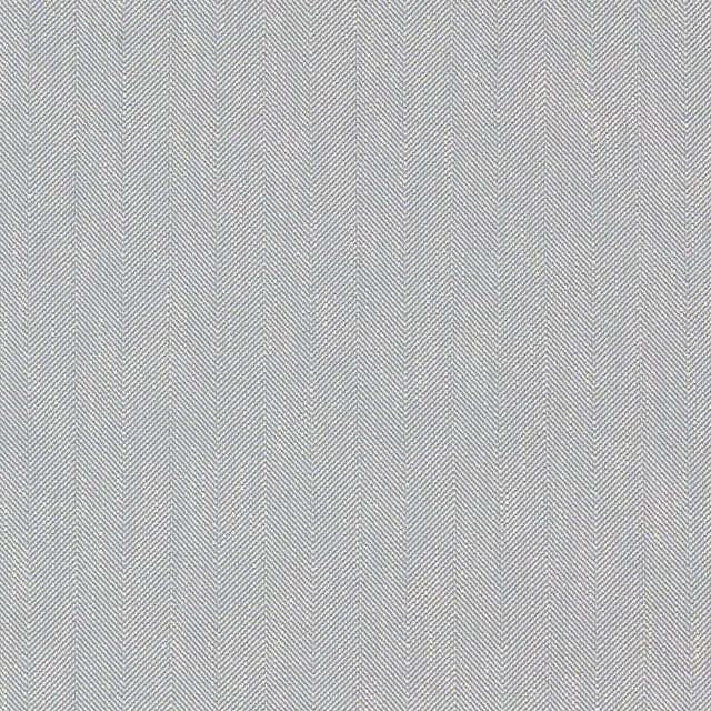 Soft blue herringbone weave swatch with fine repeating zigzag texture
