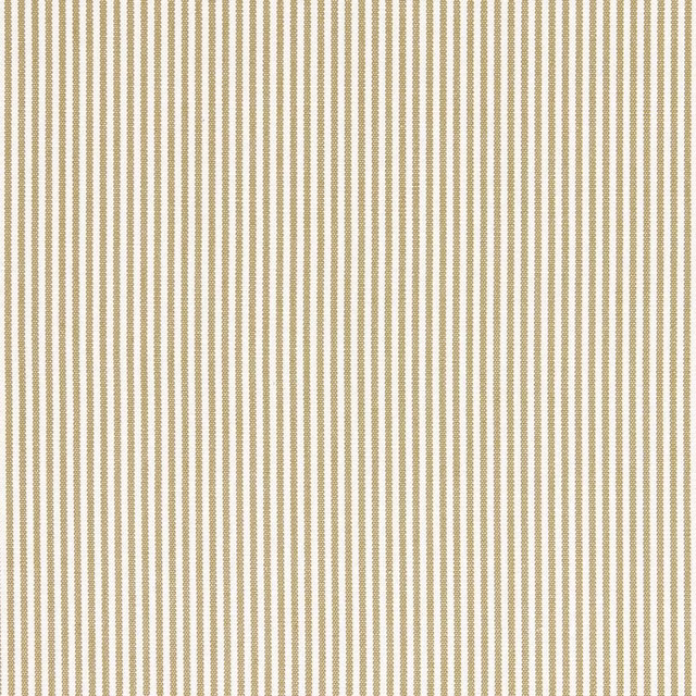 Pale ground fabric with fine vertical asparagus-green pinstripes