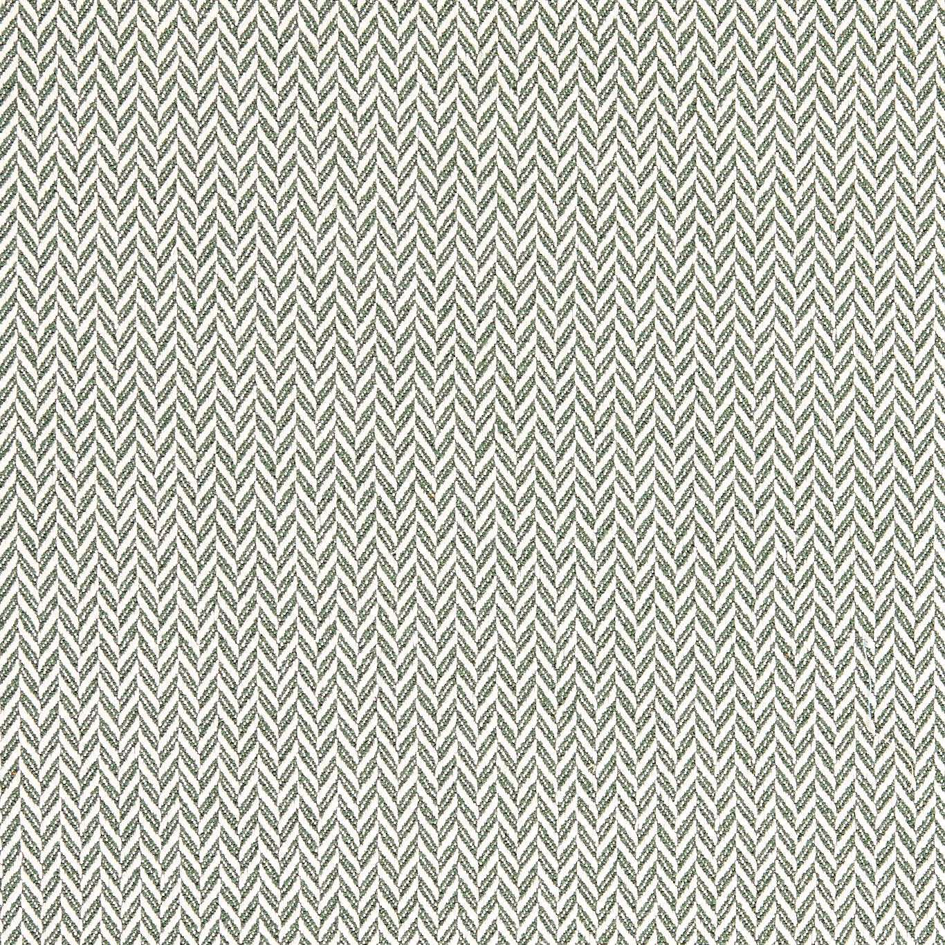 Close-up of muted olive chevron weave on an ivory ground
