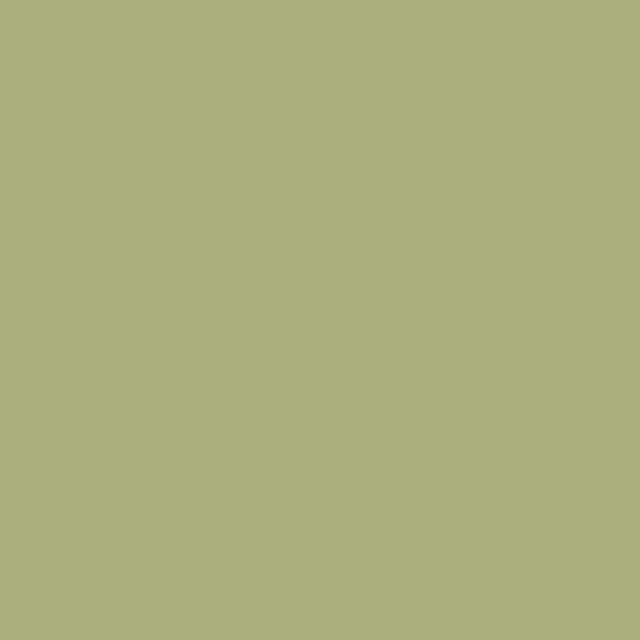 a flat tile of muted olive green paint