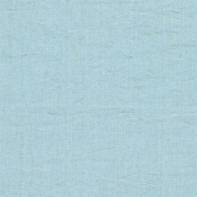 Pale glacier blue linen fabric with a fine plain weave and subtle slubs