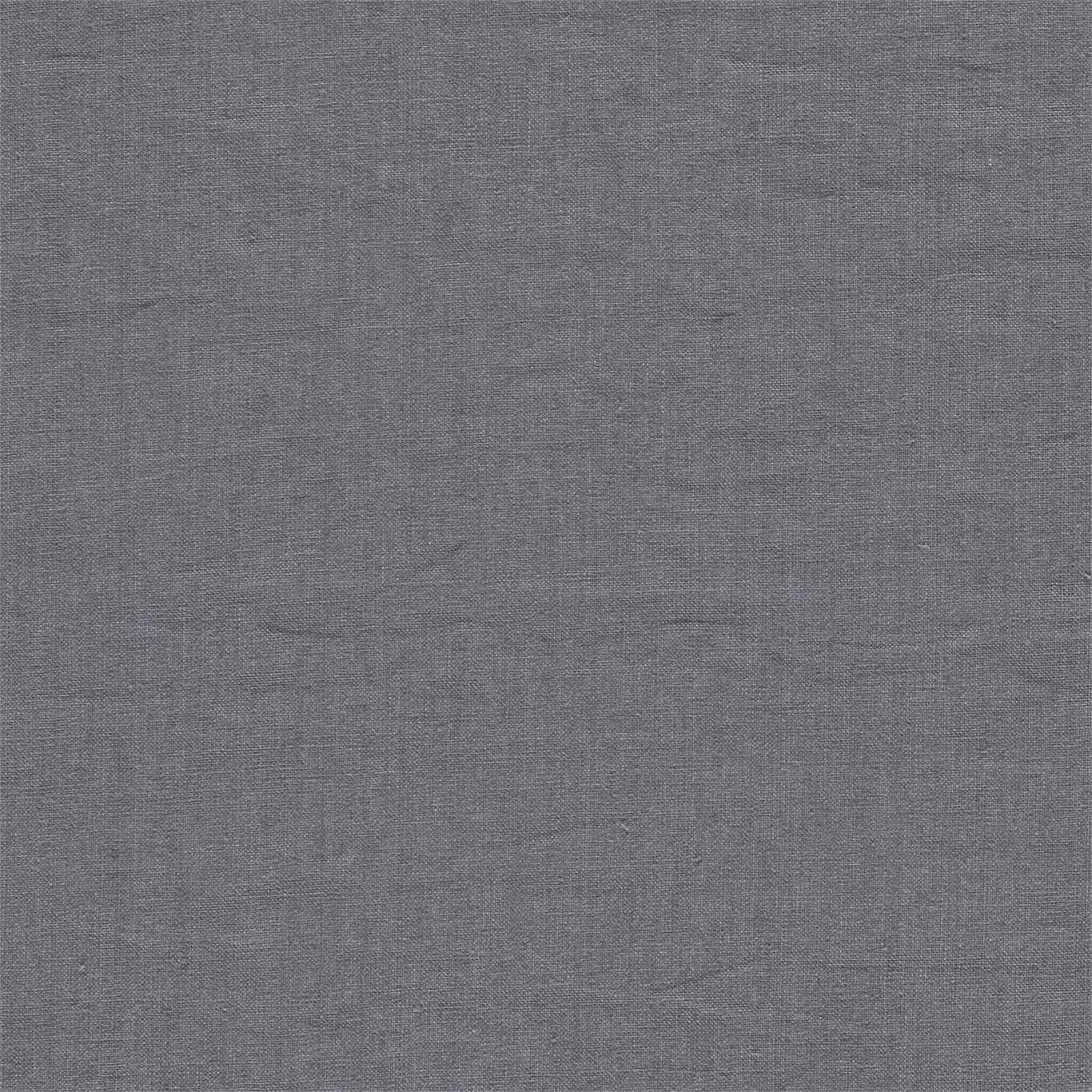 Muted mauve-grey plain linen-look fabric with fine woven texture