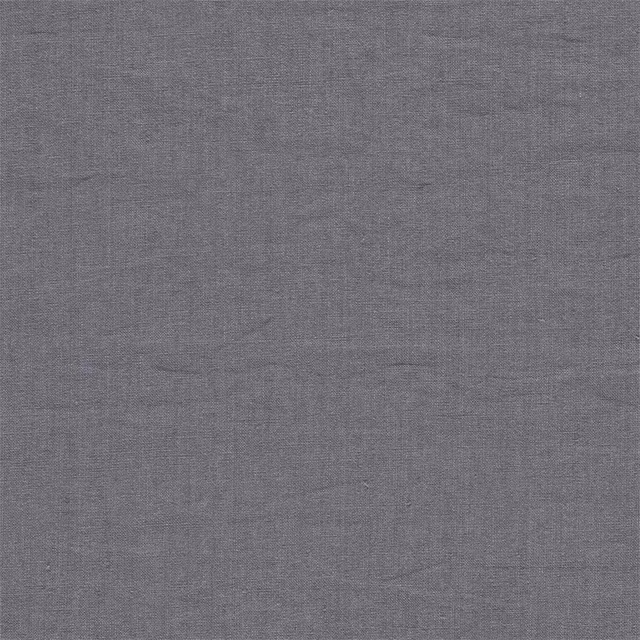 Muted mauve-grey plain linen-look fabric with fine woven texture