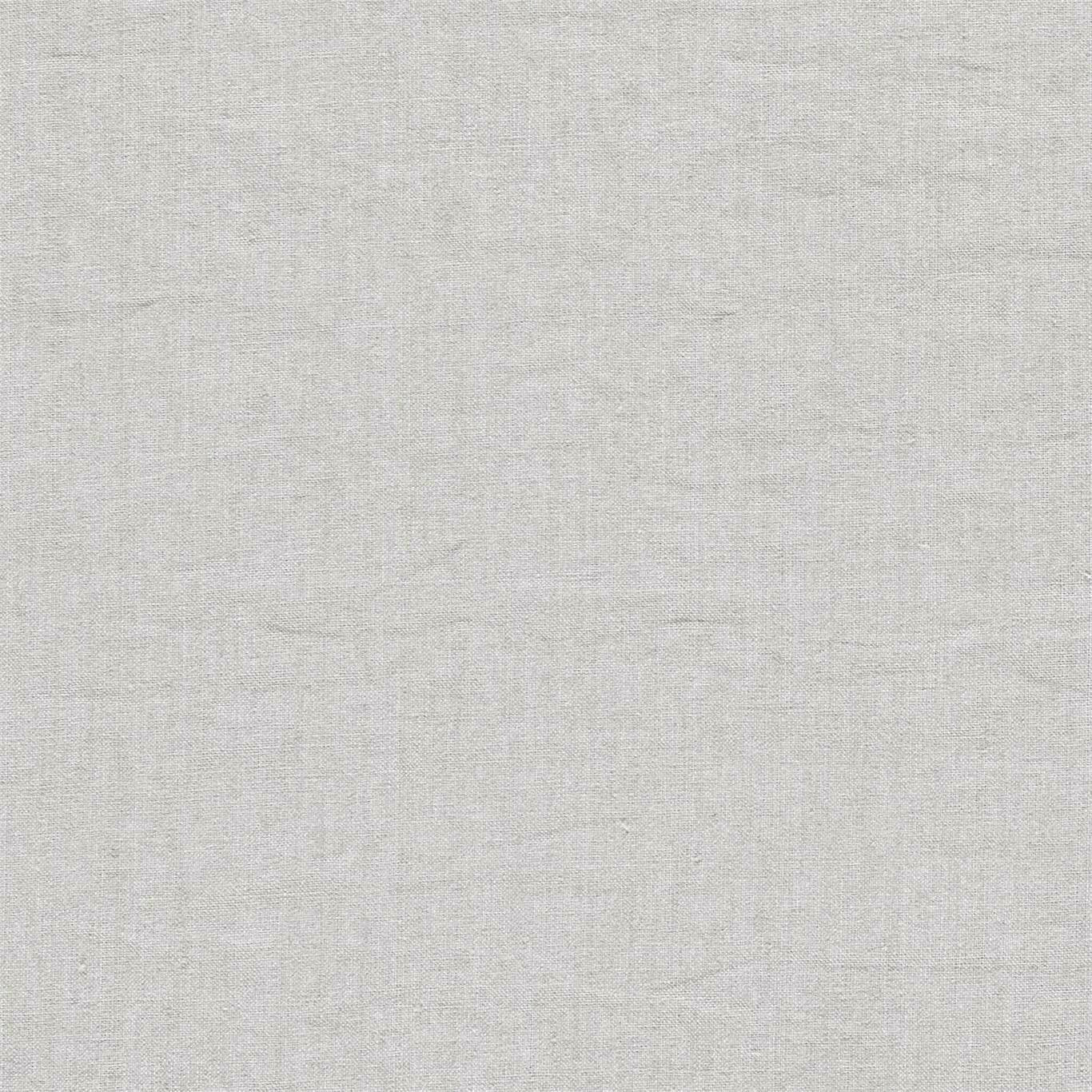 Pale pebble cream linen fabric with a fine plain weave and soft matte texture