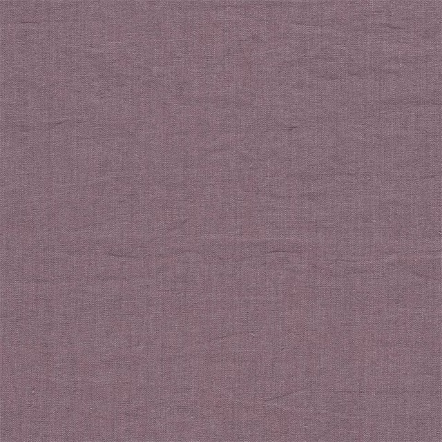Dusty rose plain linen fabric with a fine woven texture