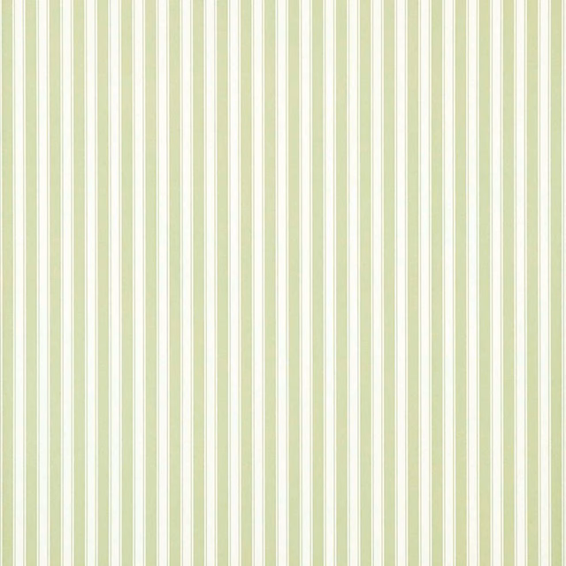 Pale leaf green and ivory vertical tiger stripes with fine linear detail