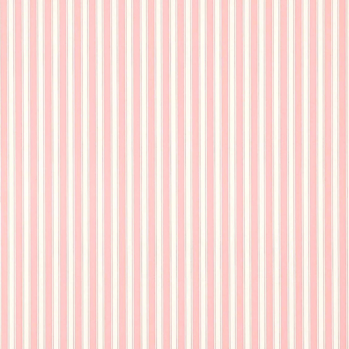 Soft rose and ivory narrow vertical stripes with a gentle warm pink tone