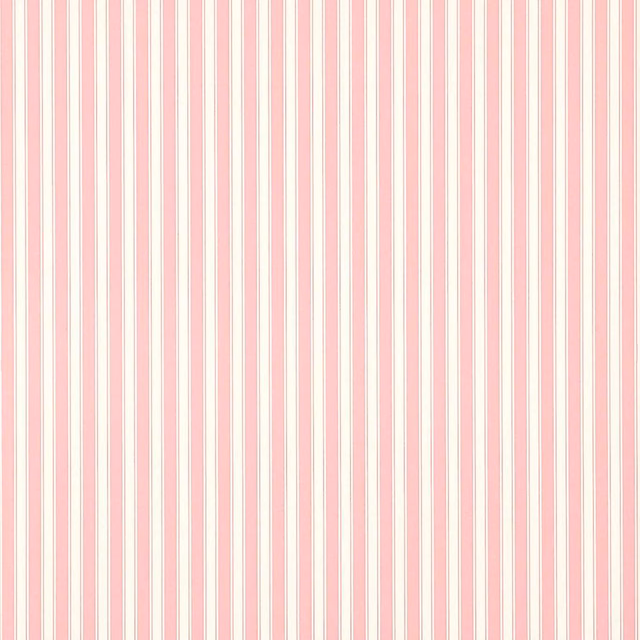 Soft rose and ivory narrow vertical stripes with a gentle warm pink tone