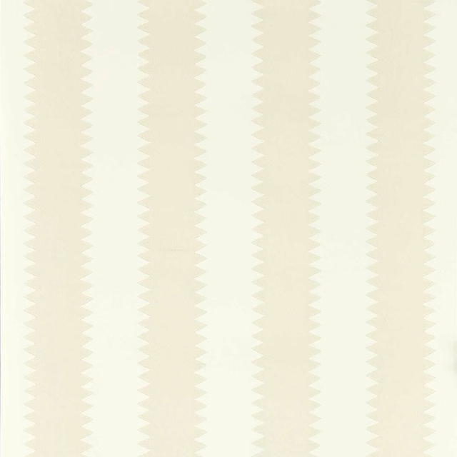 Pale bone wallpaper with faint vertical zigzag columns and soft ivory depth