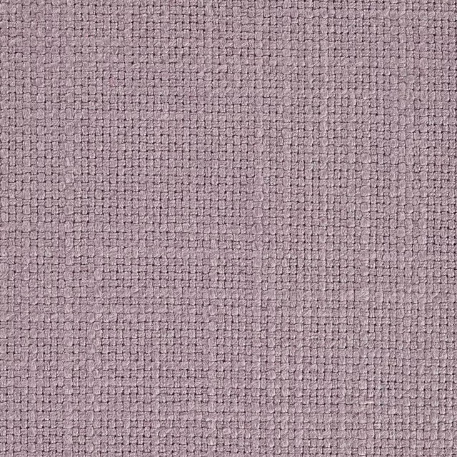 Close-up of dusty eggplant woven fabric with a tight textured basket weave