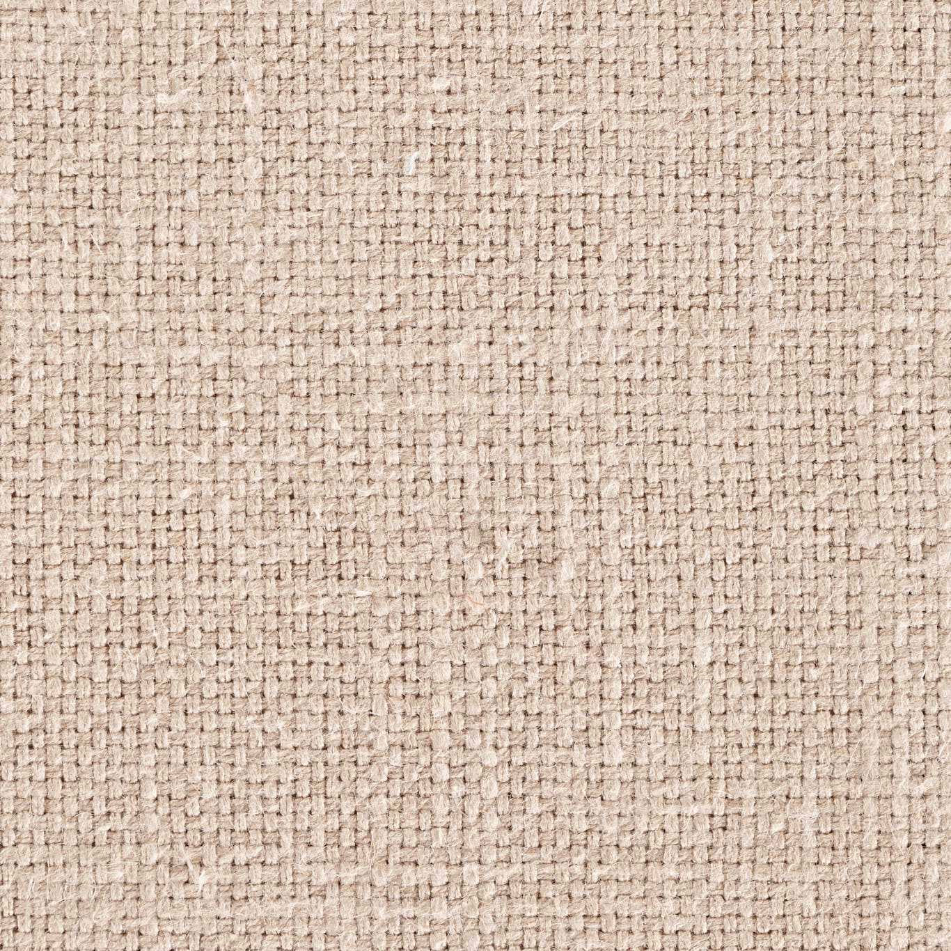 Close-up of warm marzipan cream woven fabric with a textured basket-weave finish