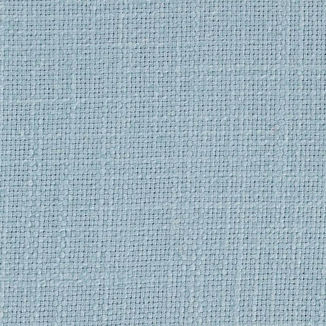 Pale sky blue woven fabric with a tight basket-like texture