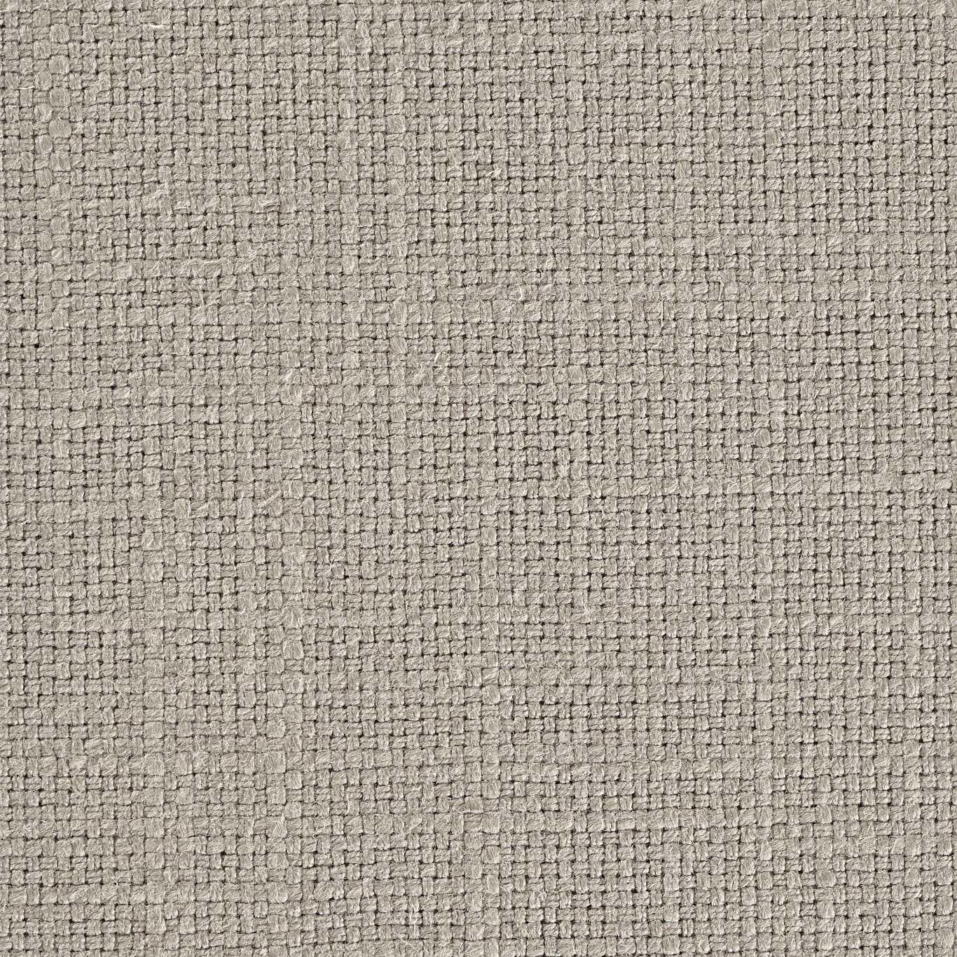 Close-up of a warm beige woven fabric with fine textured grid
