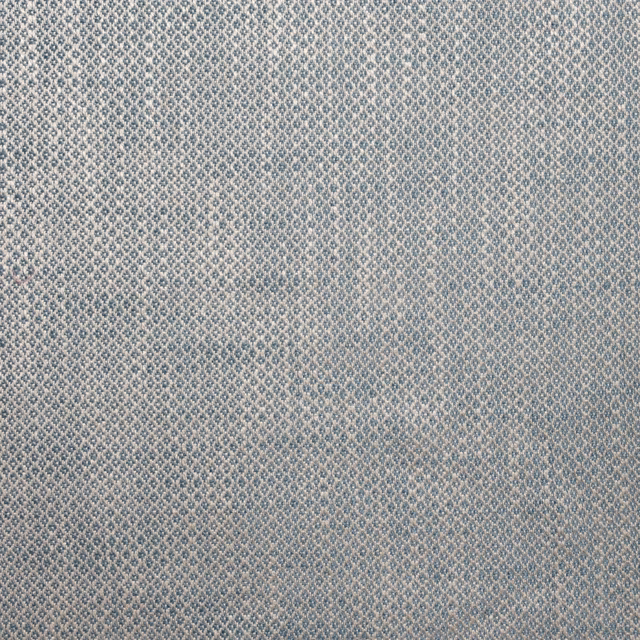 Muted ocean blue-grey woven fabric with tiny pale diamond trellis motifs