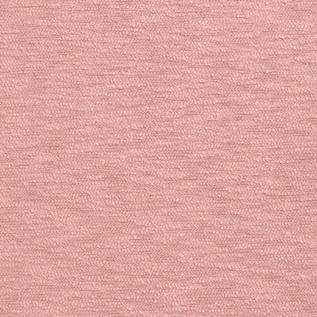 Dusty coral-pink swatch with dense nubby horizontal woven texture