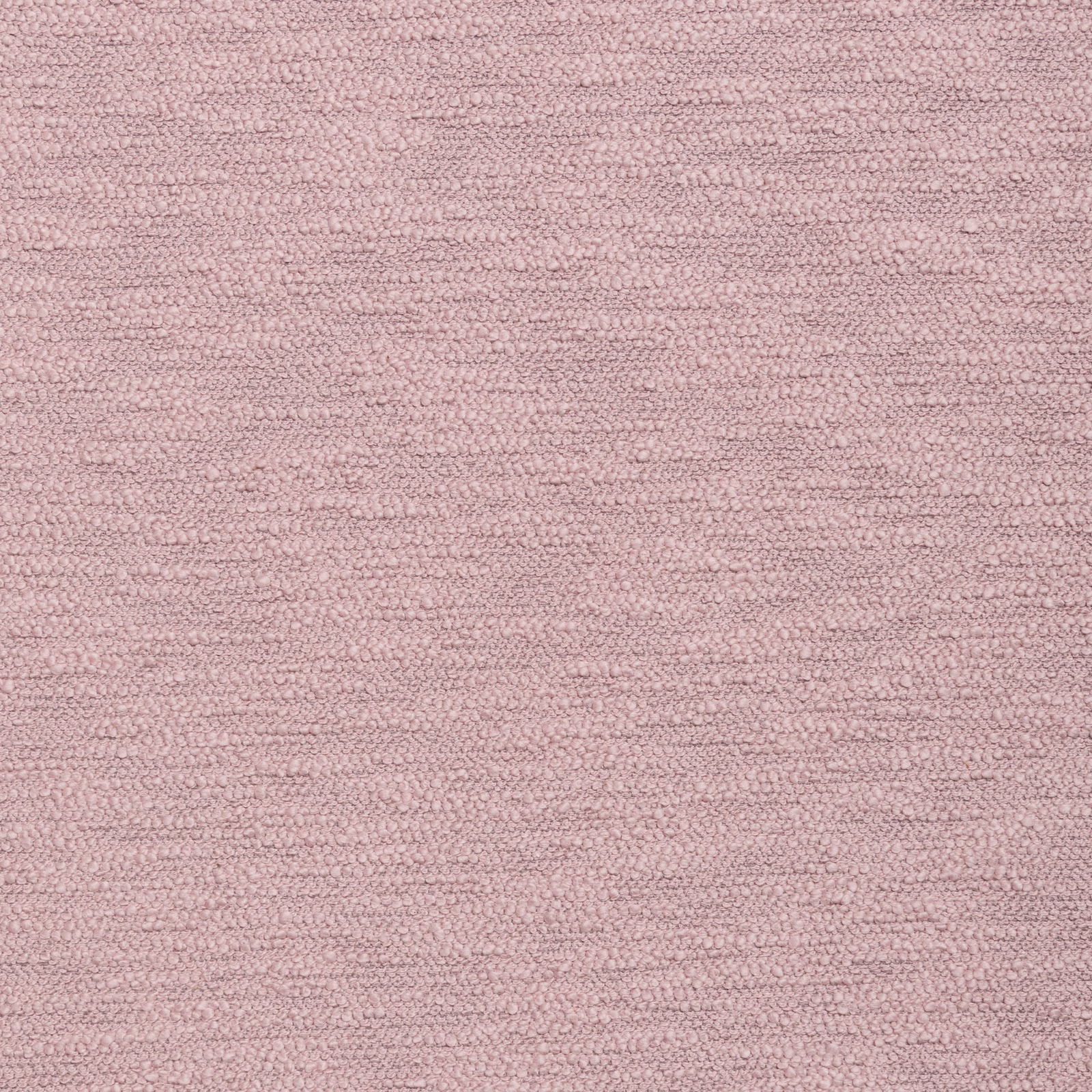 Close-up of soft dusty lavender fabric with dense nubby looped texture