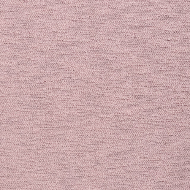 Close-up of soft dusty lavender fabric with dense nubby looped texture