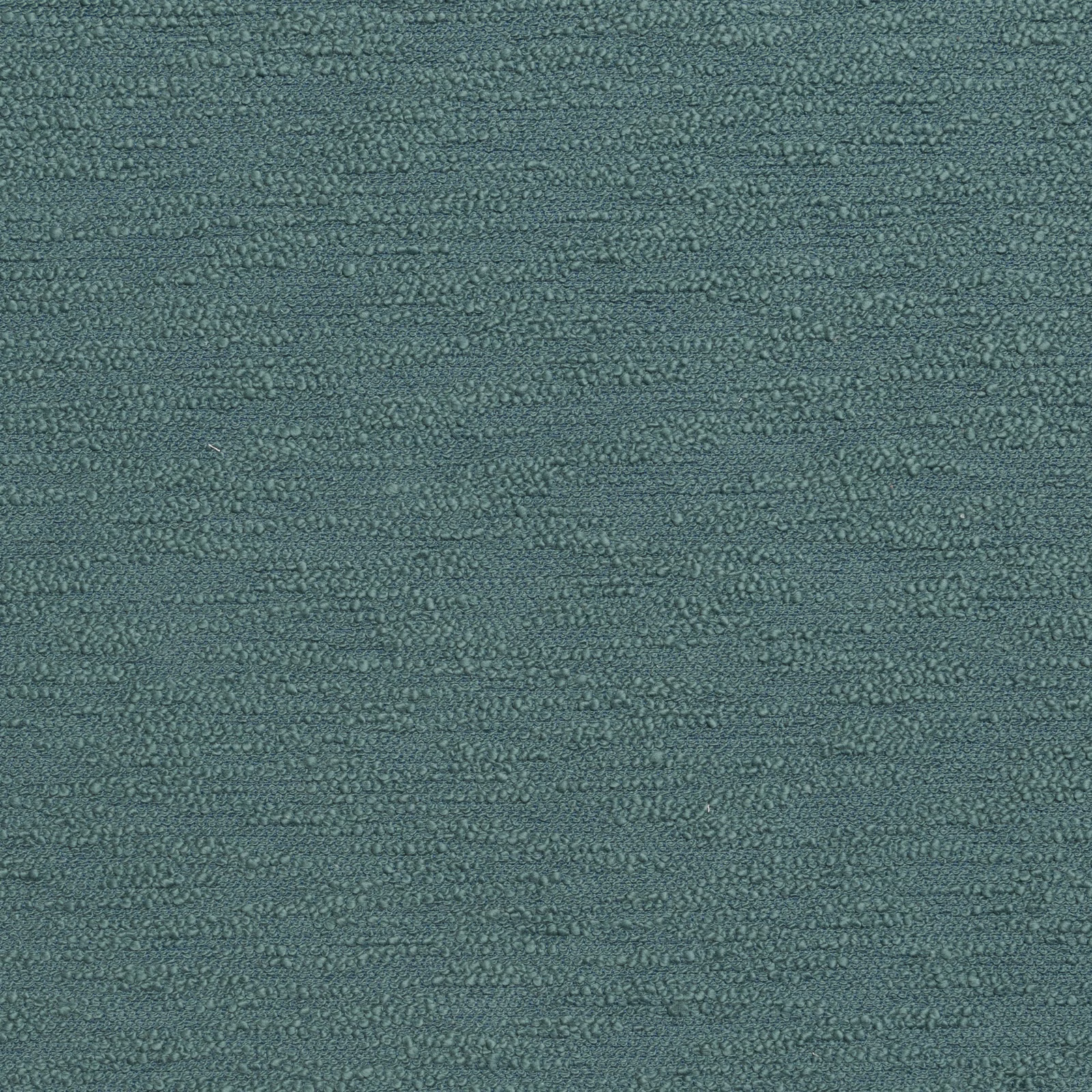 Close-up of deep muted teal fabric with a softly irregular nubby woven texture