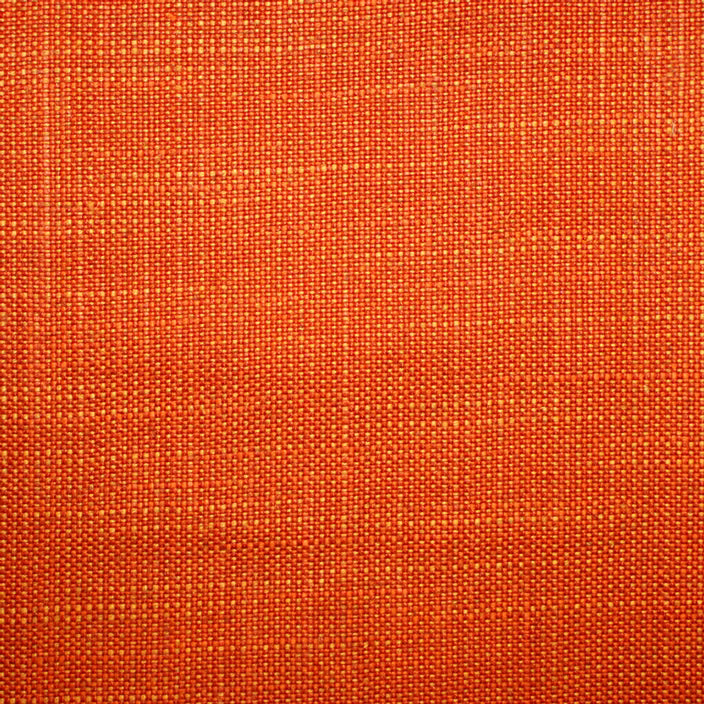 Close basket weave in saturated tiger orange with subtle red-gold variation