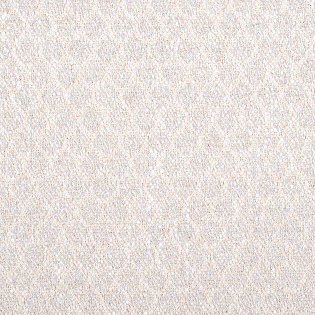 Close-up of warm ivory cream plain weave with subtle beige and grey flecks