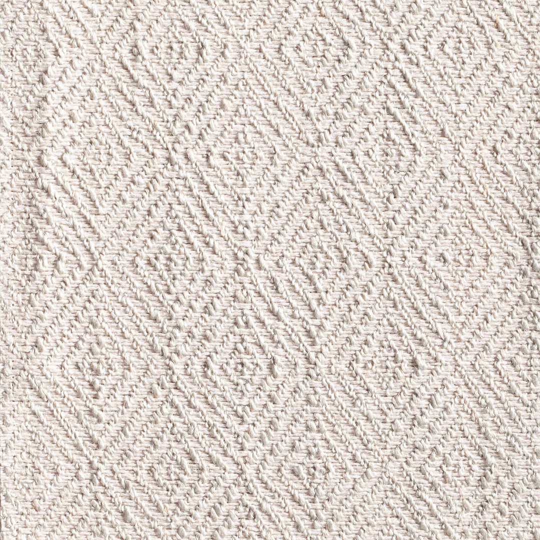 Pale elephant-grey textile with raised diagonal chevron lines and a softly nubby weave