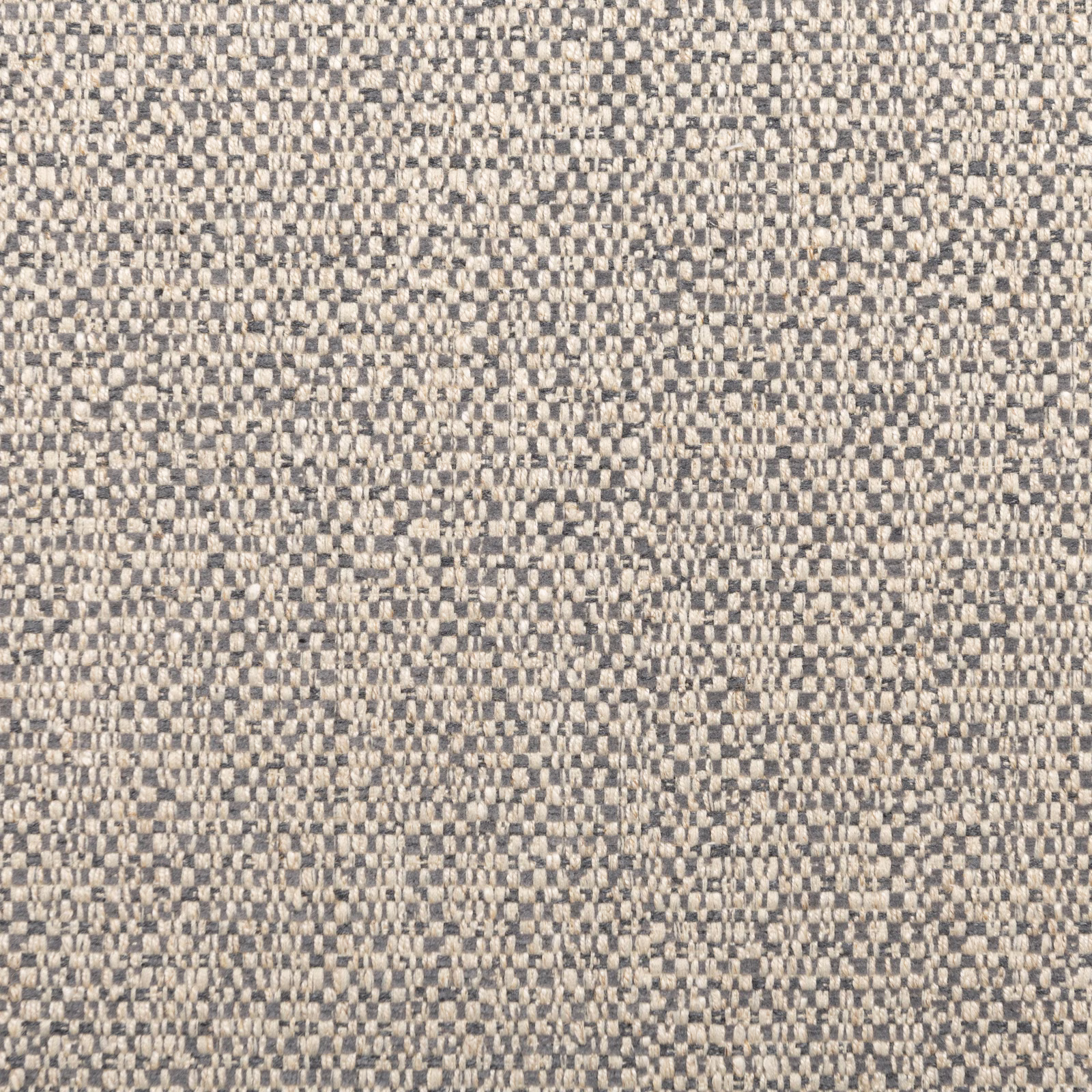 Warm taupe-grey woven swatch with tightly flecked, pebbled surface