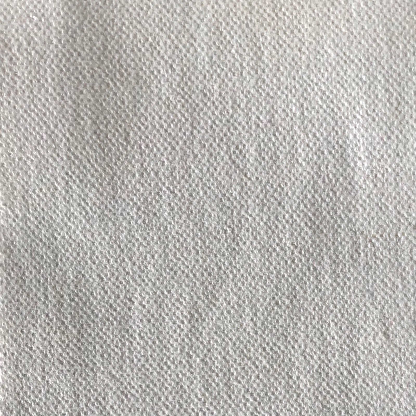 Soft silver-grey Duo 117 fabric with a fine, lightly nubby woven surface