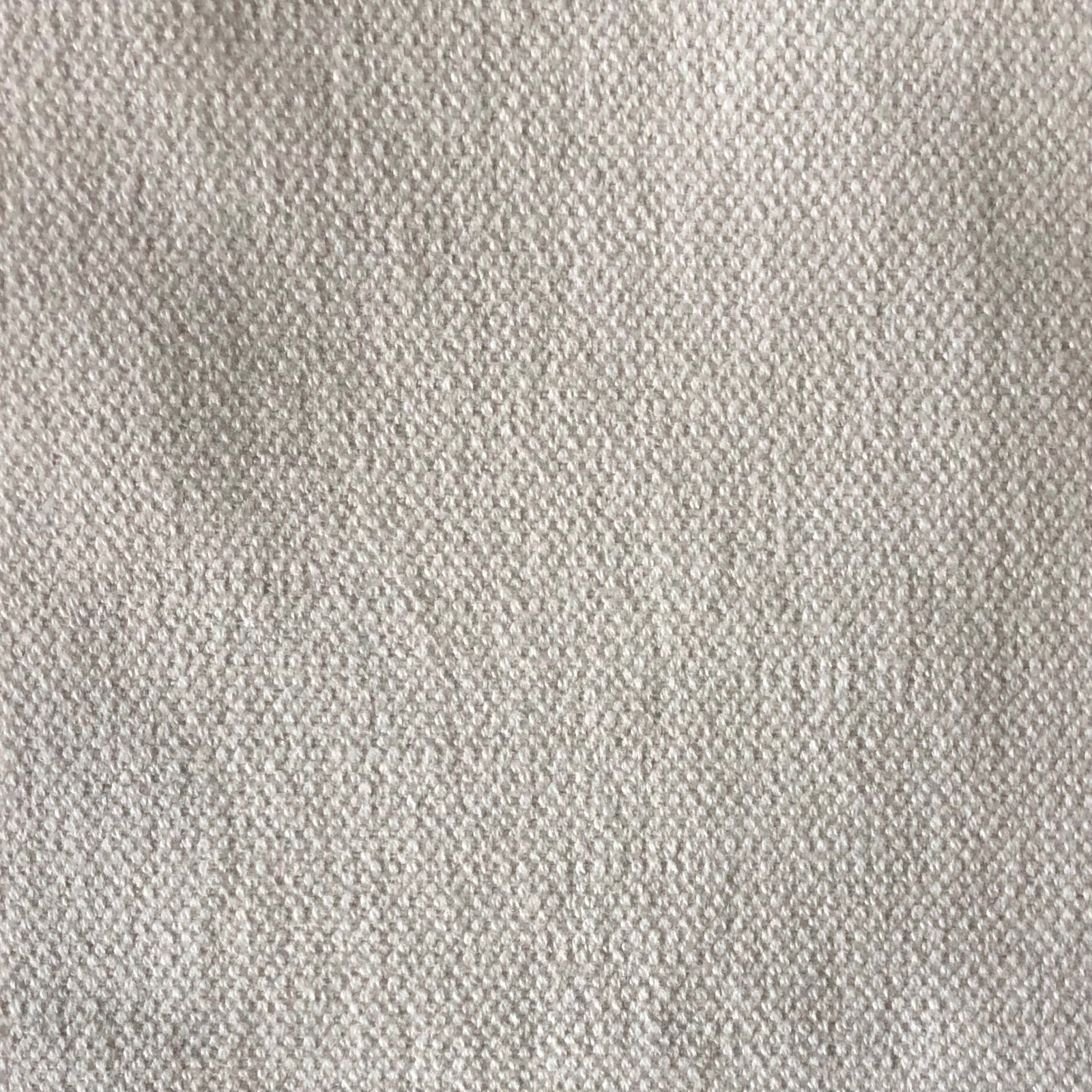 Close-up of Duo 137’s warm greige, finely textured woven surface