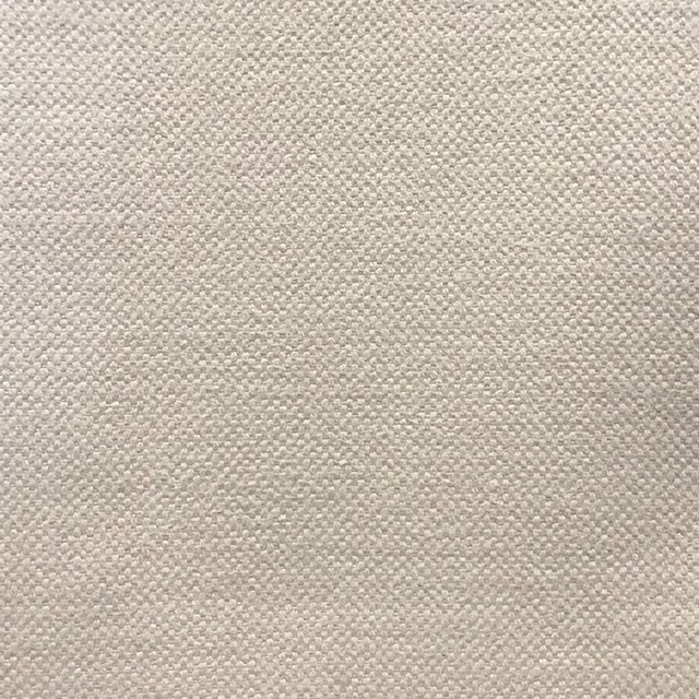 Pale greige Duo 166 fabric showing a close basket weave with subtle tonal variation