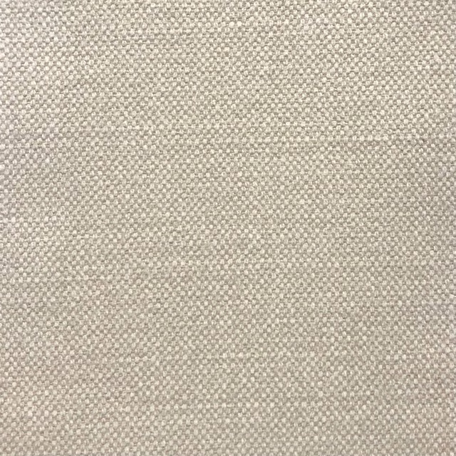 Close-up of warm greige Duo fabric with a fine irregular woven texture