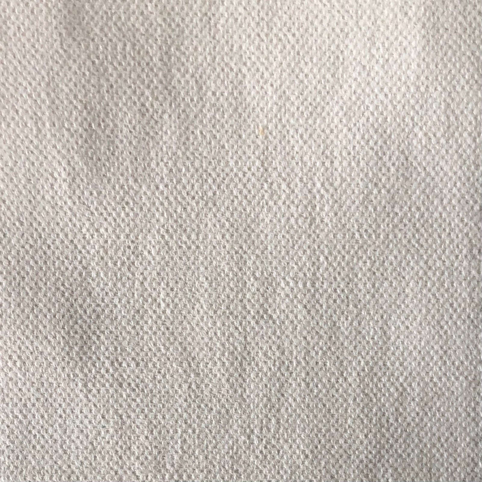 Close-up of pale greige Duo 227 showing a fine interlocking weave.