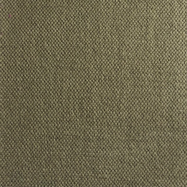 Close-up of muted olive-grey Duo 266 showing a dense, finely textured woven surface