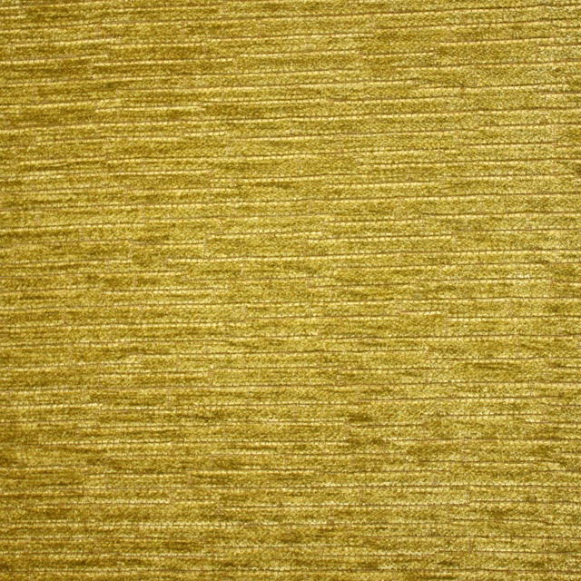 Muted olive-gold chenille with fine horizontal ridges and softly varied woven texture