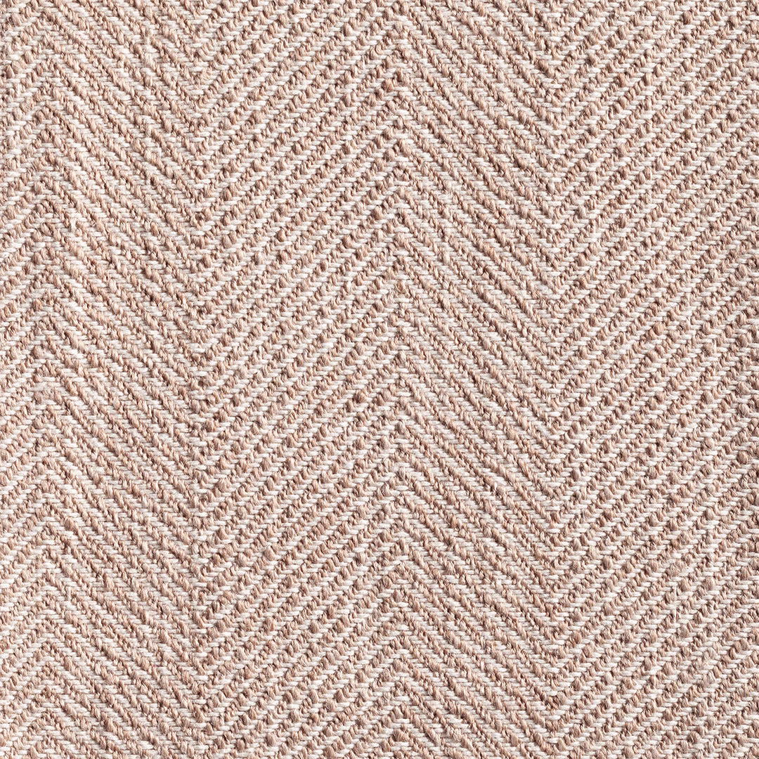 Warm taupe woven textile with a close chevron herringbone texture