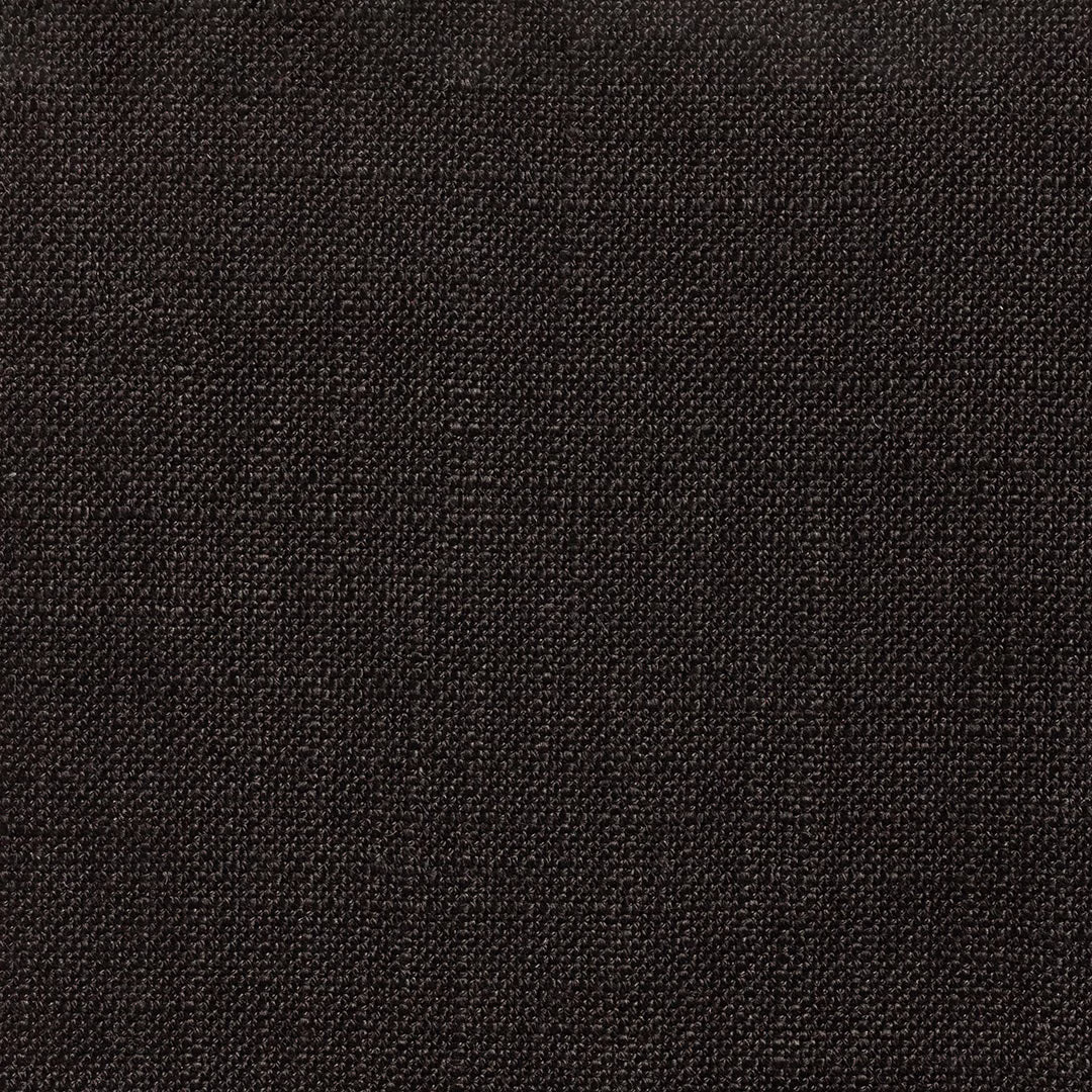 Near-black woven fabric with fine pebbled texture and subtle charcoal highlights