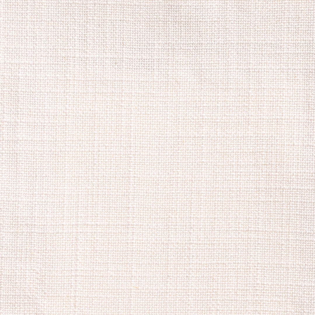 Pale bleached ivory fabric showing a fine woven grid and subtle flecks