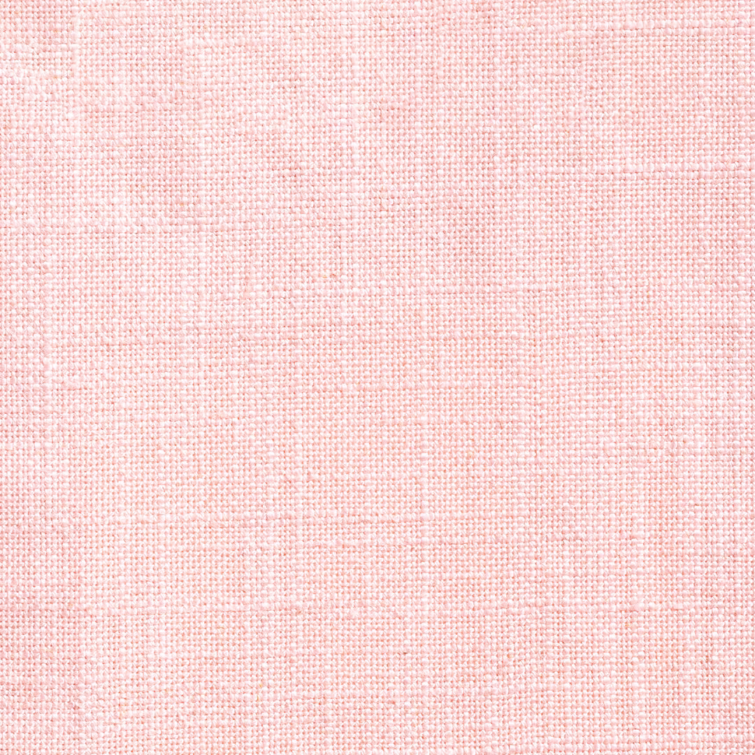Pale blush-pink Ikema fabric with a fine, softly crosshatched woven texture