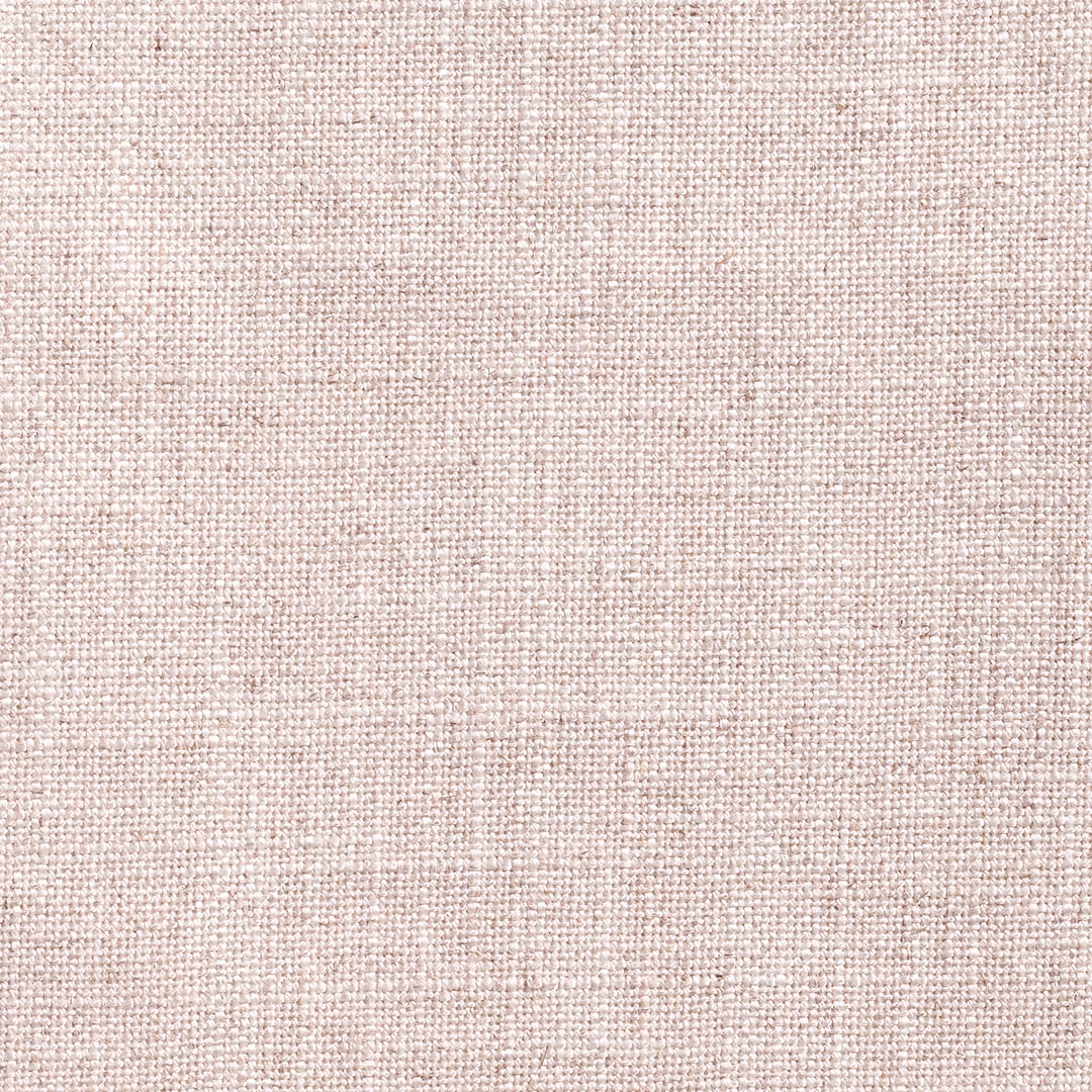 Pale oatmeal Ikema Natural fabric showing a fine, softly flecked weave
