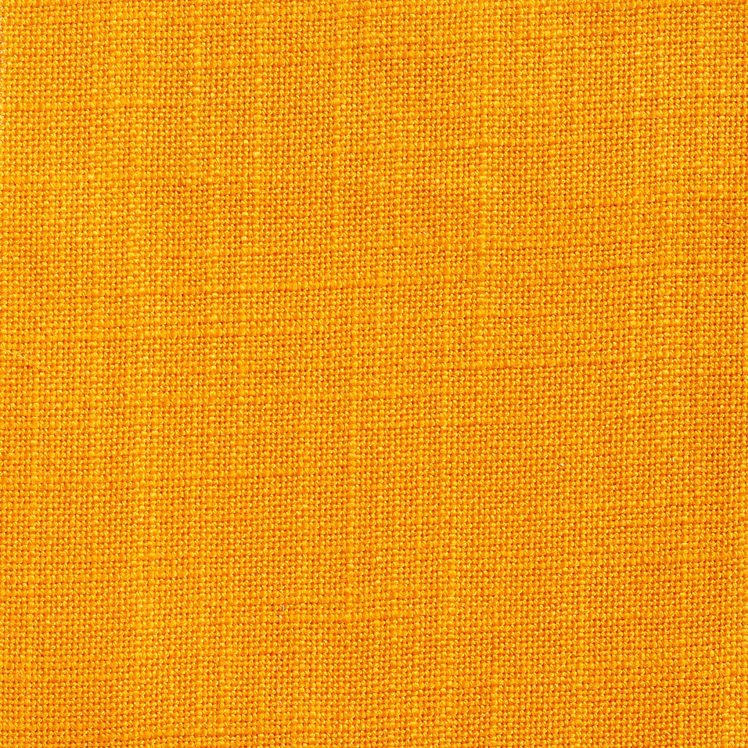 Close-up of vivid orange Ikema Soleil showing a fine, tactile plain weave