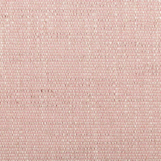 Close-up of Ragusa Rhubarb’s dusty pink and ivory small-scale woven texture